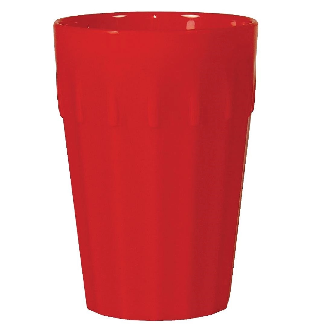 Een Olympia Kristallon polycarbonaat bekers 14,2cl rood (12 stuks) koop je bij Supplierz BV