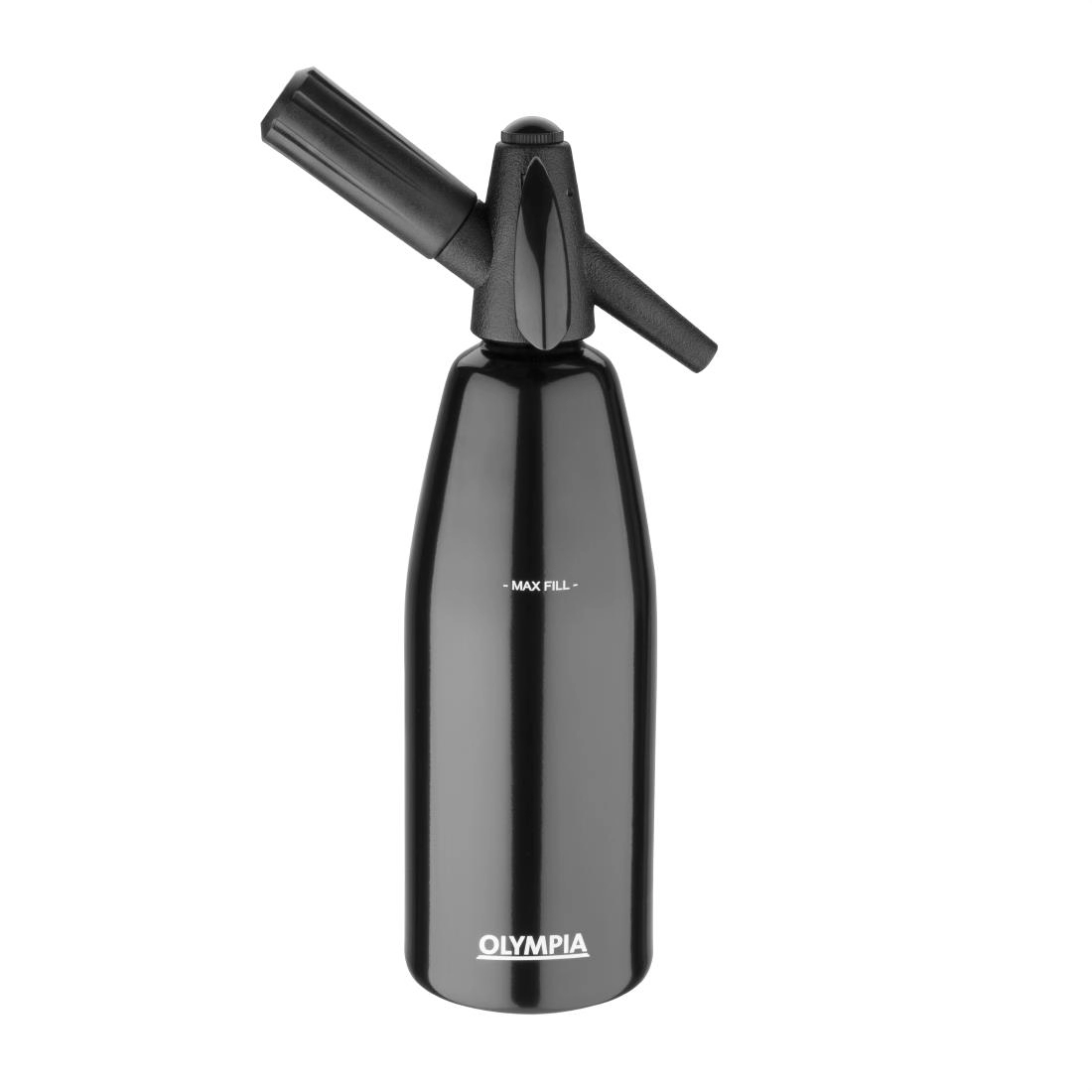 Vous pouvez acheter un Siphon à eau de seltz noir Olympia 1L chez Supplierz BV