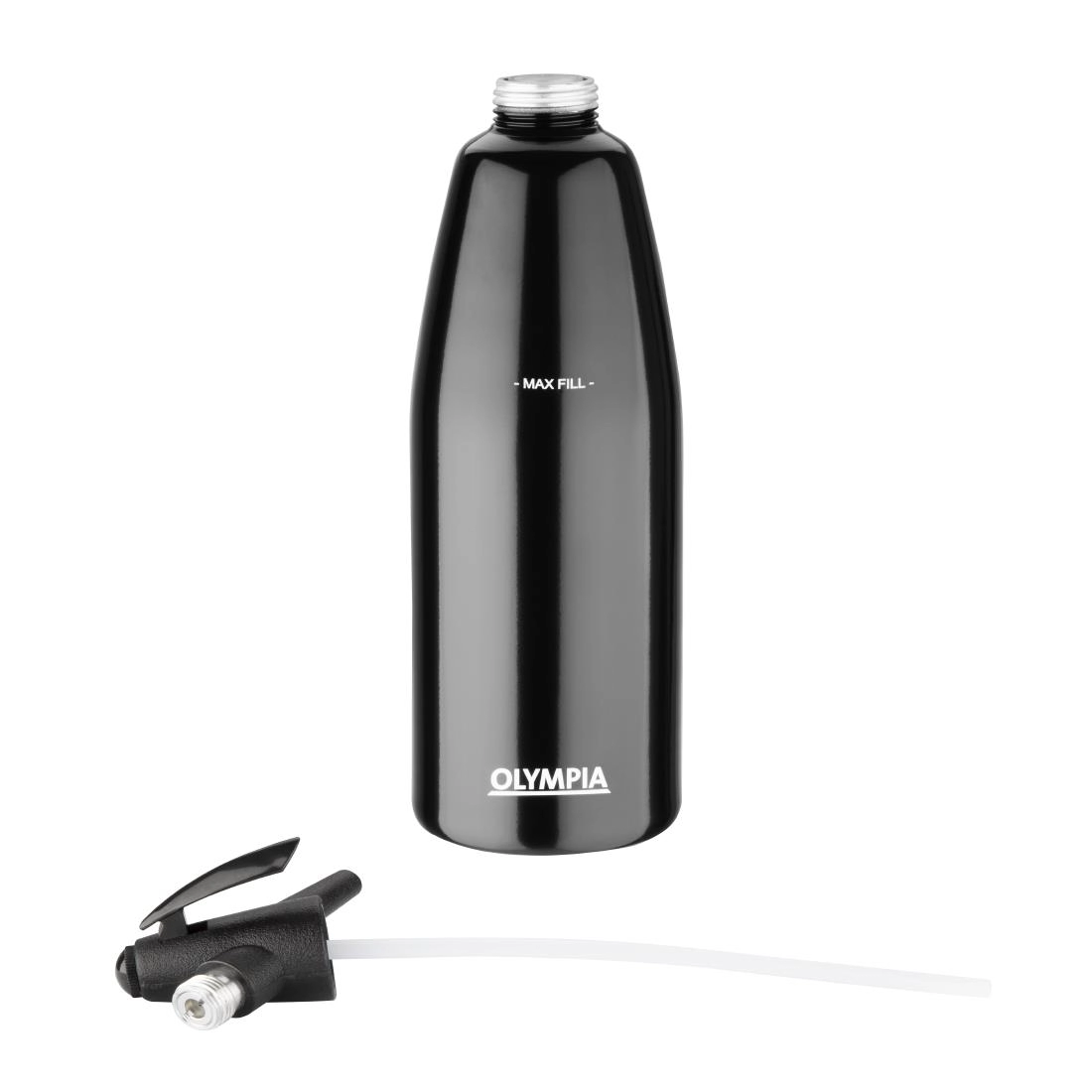 Vous pouvez acheter un Siphon à eau de seltz noir Olympia 1L chez Supplierz BV