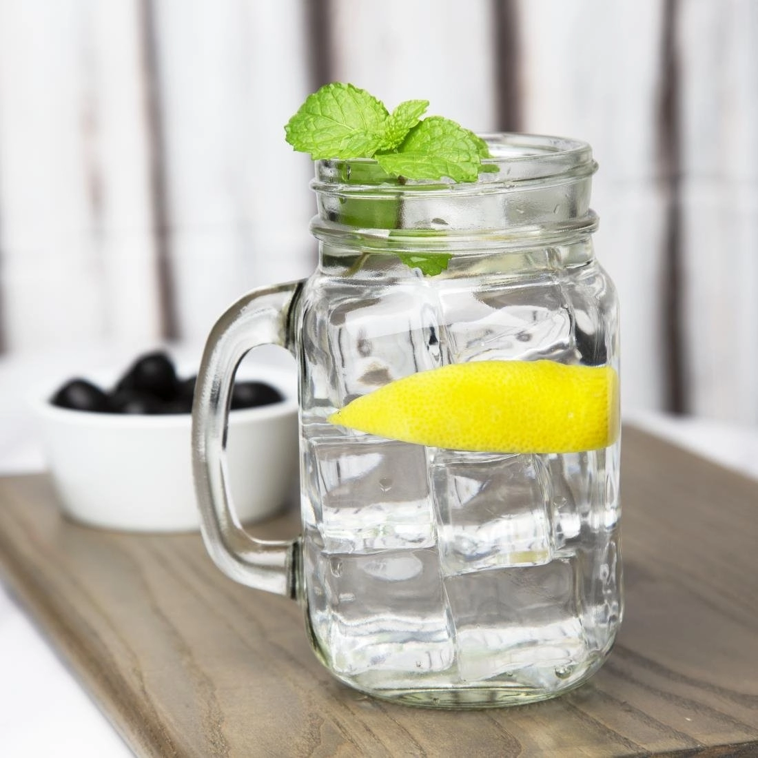 Een Olympia mason jar drinkglazen 450ml (12 stuks) koop je bij Supplierz BV