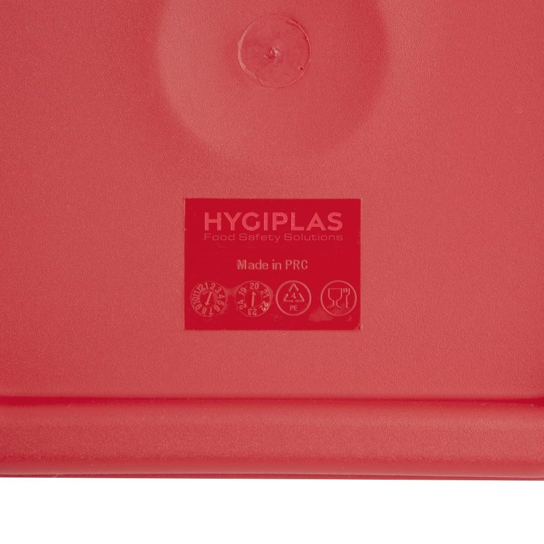 Vous pouvez acheter un Couvercle carré rouge petit Hygiplas chez Supplierz BV