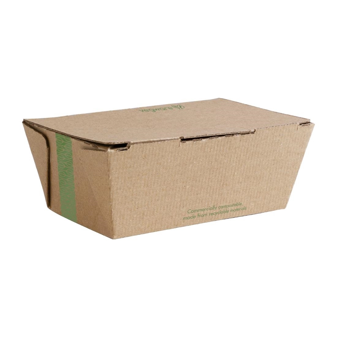 Een Vegware composteerbare ribkartonnen bakjes medium 60(H)x 150(B)x 110(D)mm (300 stuks) koop je bij Supplierz BV