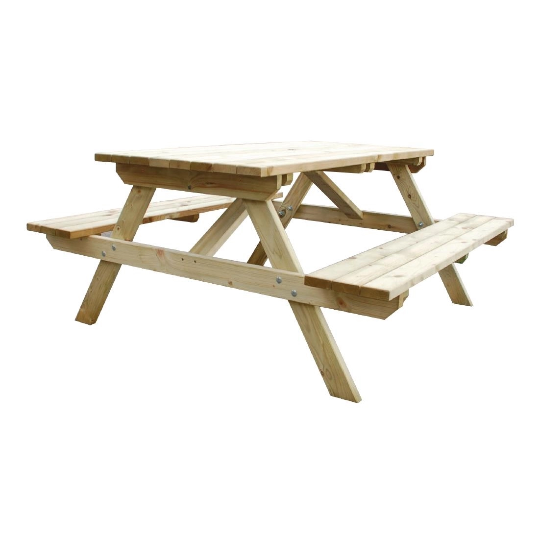 Een Rowlinson houten picknicktafel 150cm koop je bij Supplierz BV