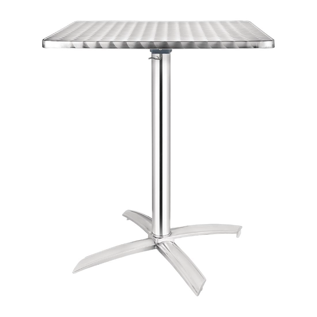 Buy your Bolero vierkante aluminium klaptafel met RVS blad 60cm at Supplierz BV