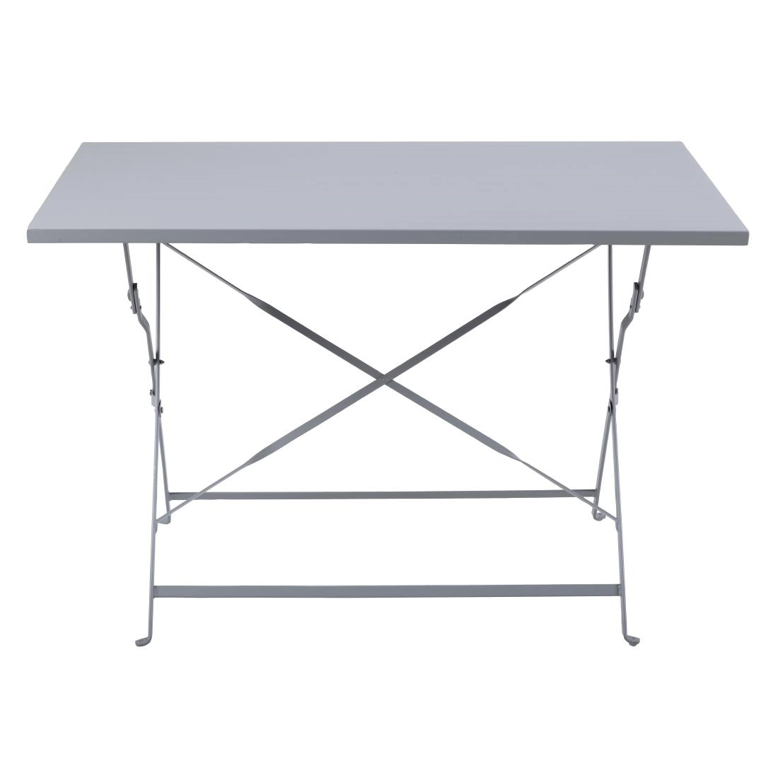 Vous pouvez acheter un Table de terrasse pliable Bolero grise 1100 x 700mm chez Supplierz BV