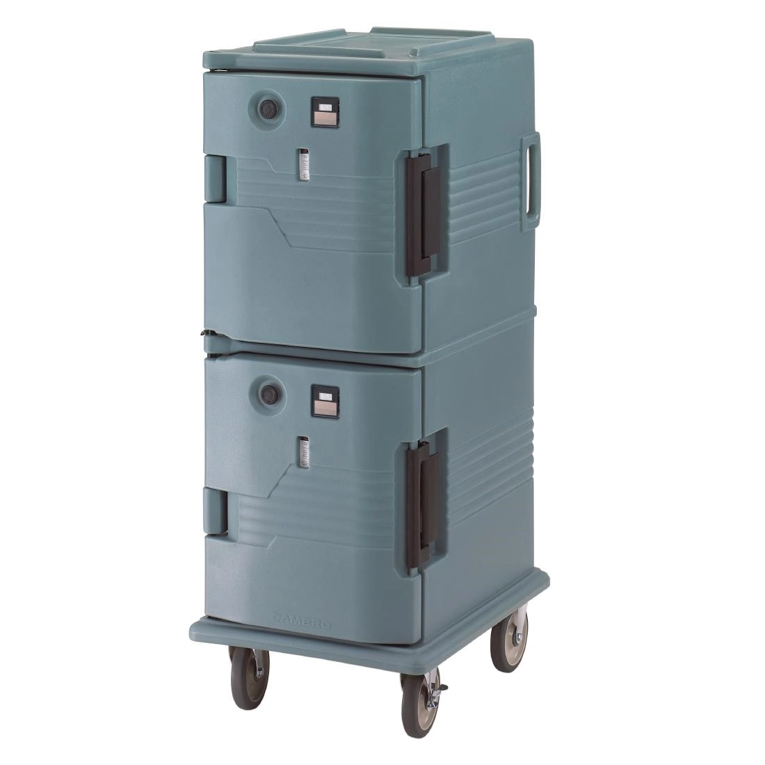 Vous pouvez acheter un Chariot isotherme avec porte supérieure chauffante Cambro Ultra Camcart UPCHT8002401 bleu ardoise chez Supplierz BV