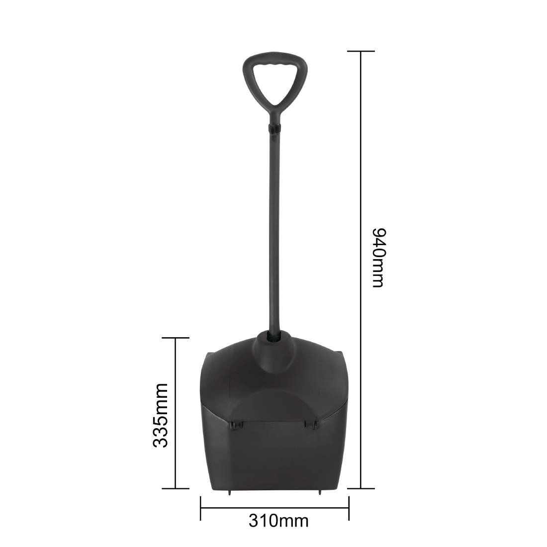 Een Jantex veger en blik lange steel 30cm breed koop je bij Supplierz BV