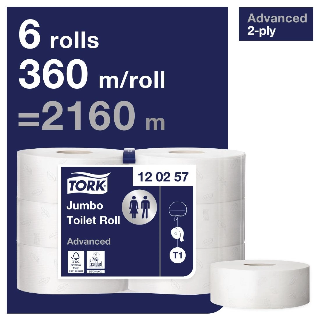 Buy your Tork Jumbo navulling toiletpapier (6 stuks) at Supplierz BV