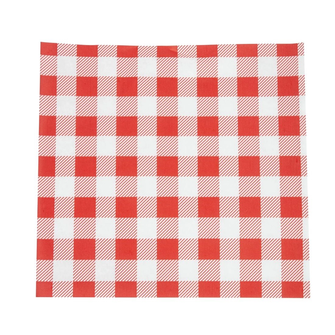 Een Rood Gingham vetvrij papier 25x25cm (200 stuks) koop je bij Supplierz BV