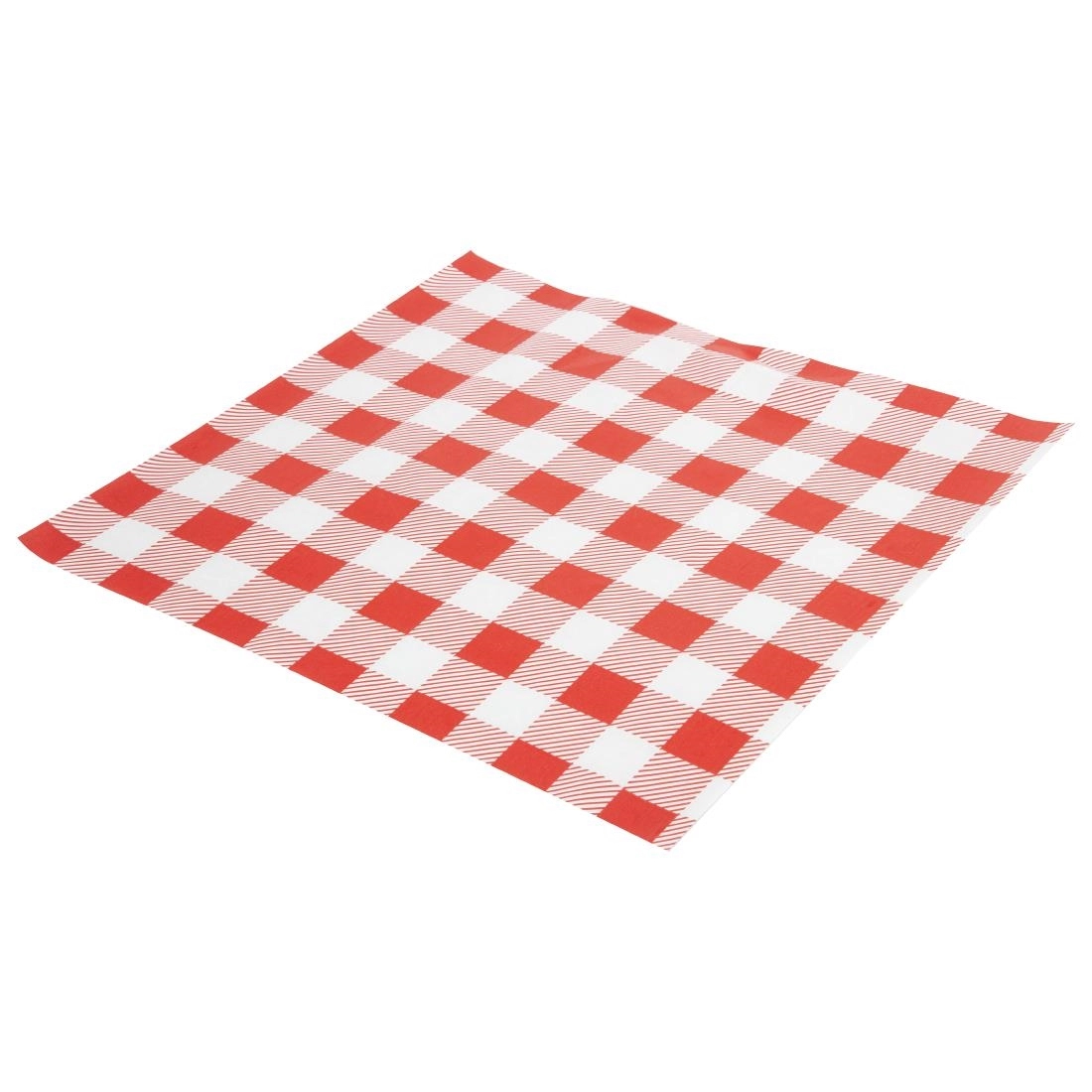 Een Rood Gingham vetvrij papier 25x25cm (200 stuks) koop je bij Supplierz BV