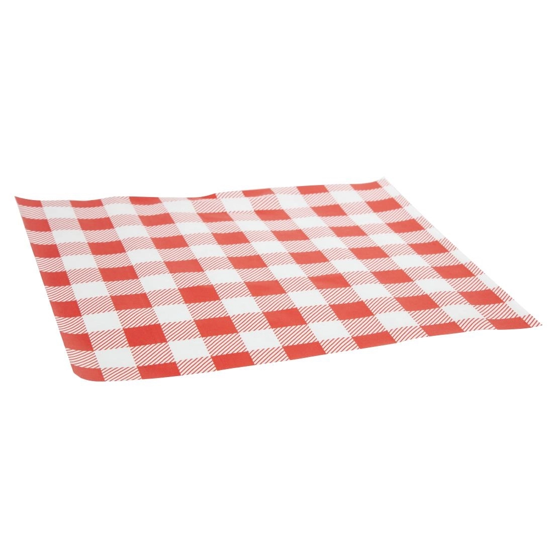 Een Rood Gingham vetvrij papier 25x25cm (200 stuks) koop je bij Supplierz BV