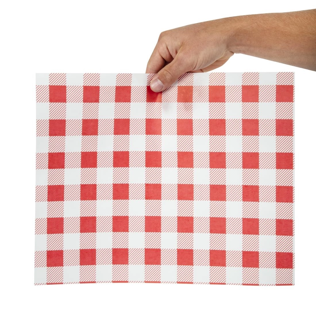 Een Rood Gingham vetvrij papier 31x38cm (200 stuks) koop je bij Supplierz BV