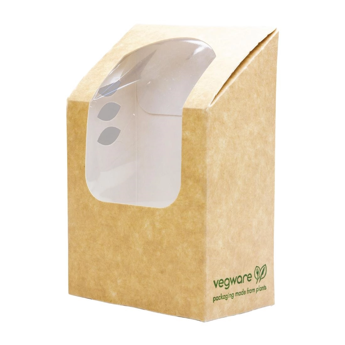 Een Vegware composteerbare tortilladozen met PLA-venster (500 stuks) koop je bij Supplierz BV