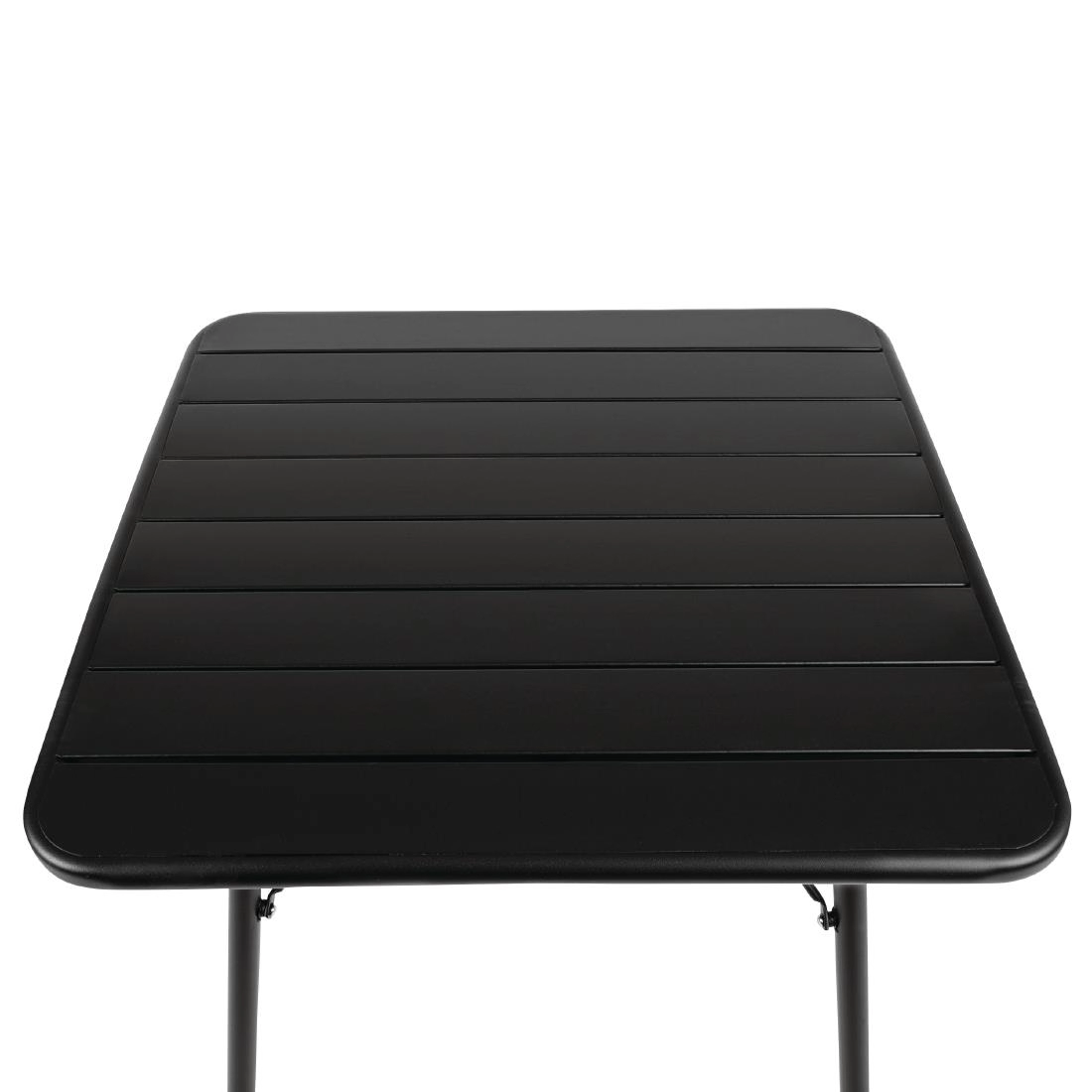 Een Bolero vierkante stalen tafel zwart 70cm koop je bij Supplierz BV