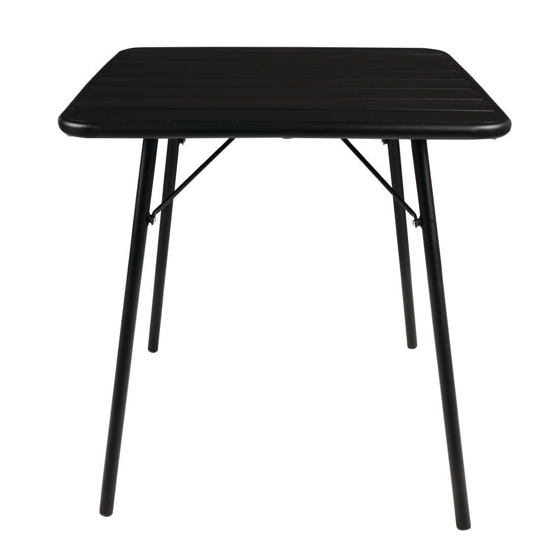 Een Bolero vierkante stalen tafel zwart 70cm koop je bij Supplierz BV