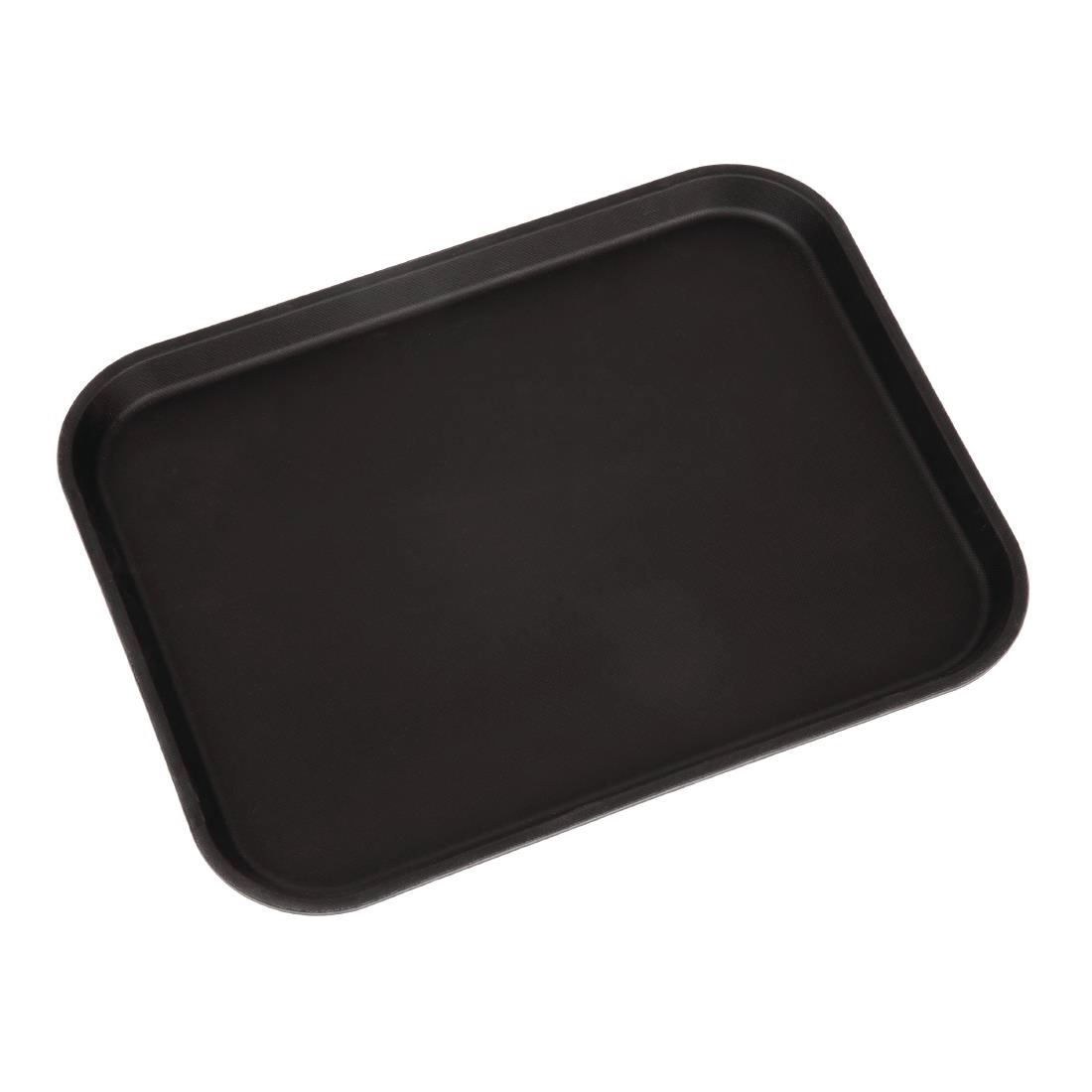 Een Cambro Camtread rechthoekig antislip glasvezel dienblad zwart 45,7cm koop je bij Supplierz BV