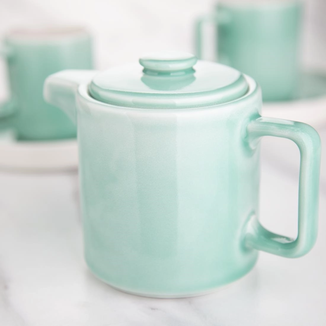 Een Olympia Fondant theepot mint groen 450ml (2 stuks) koop je bij Supplierz BV