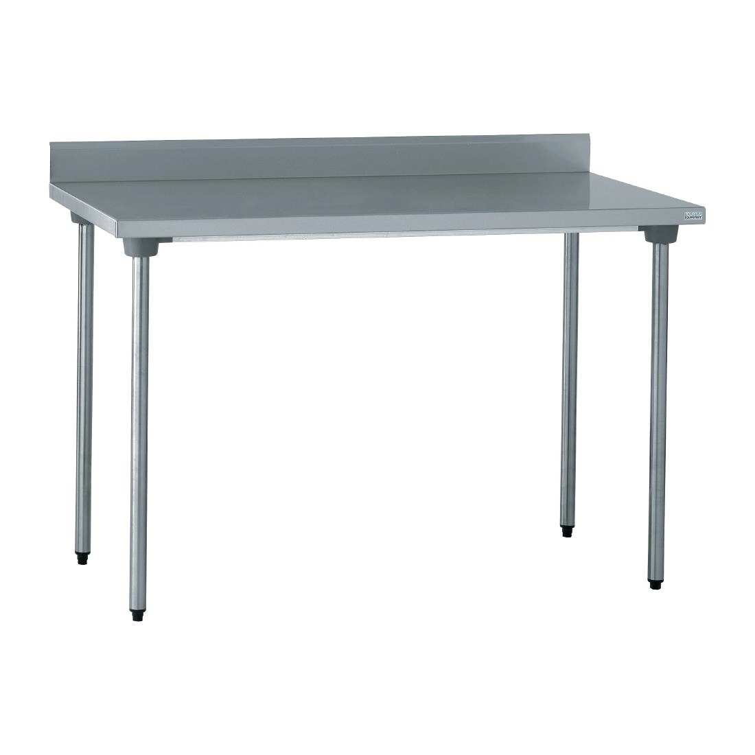 Een Tournus RVS werktafel met achteropstand 100cm koop je bij Supplierz BV