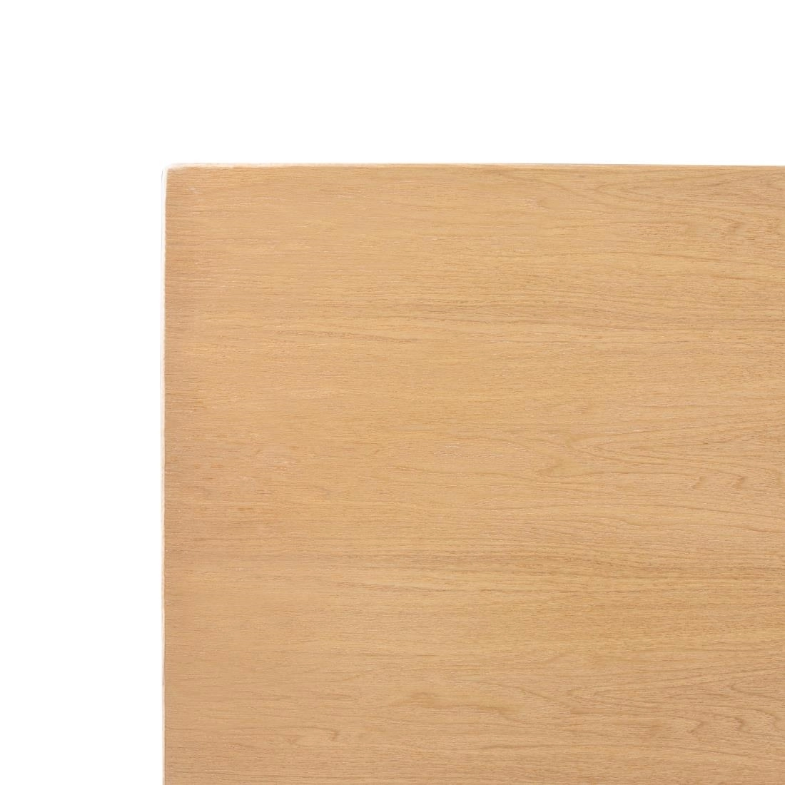 Vous pouvez acheter un Plateau de table rectangulaire pré-percé coloris frêne naturel Bolero 700 x 1100mm chez Supplierz BV