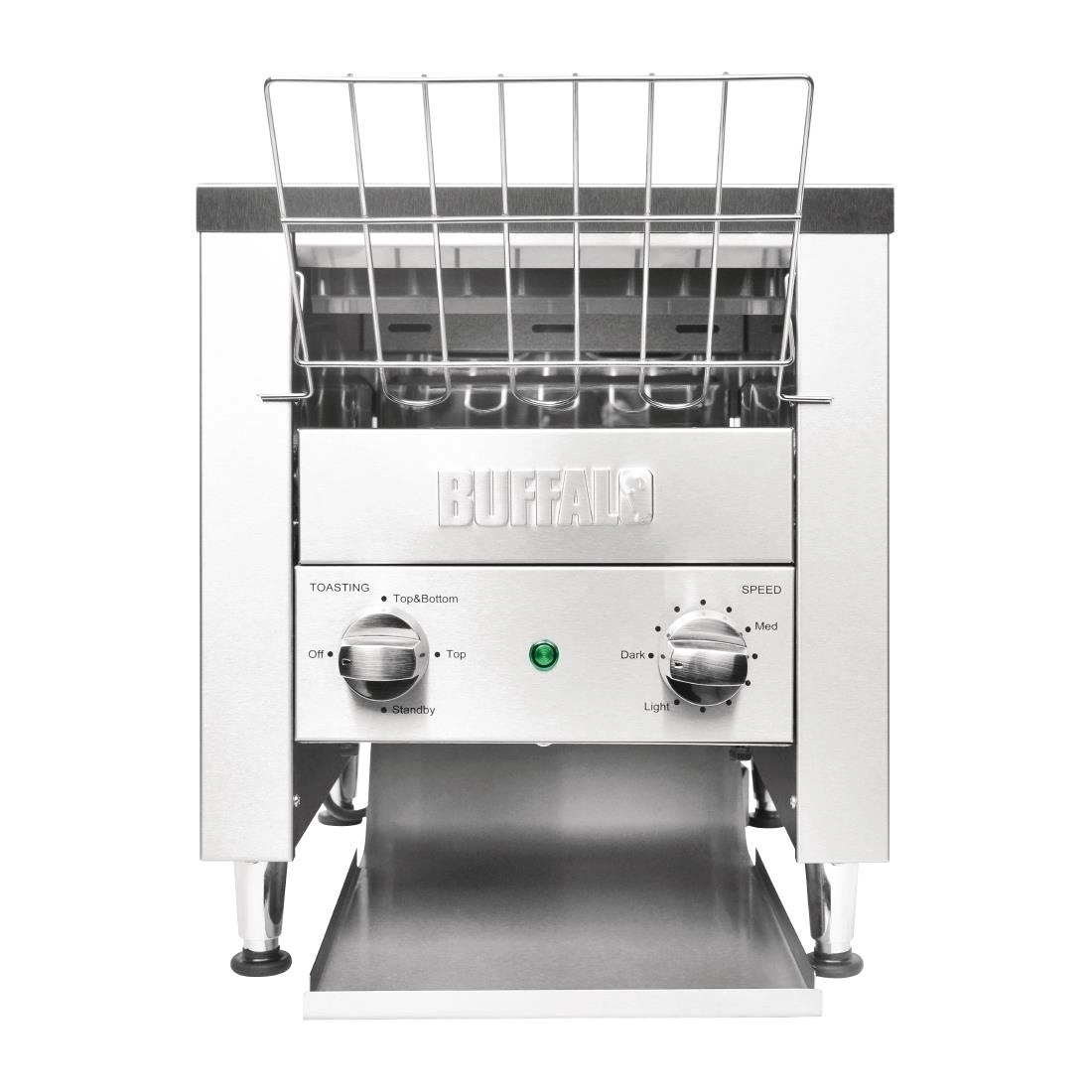 Een Buffalo dubbele conveyor toaster koop je bij Supplierz BV