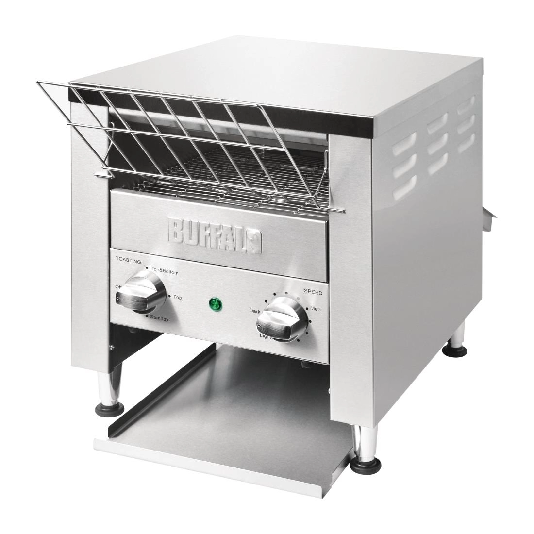 Een Buffalo dubbele conveyor toaster koop je bij Supplierz BV