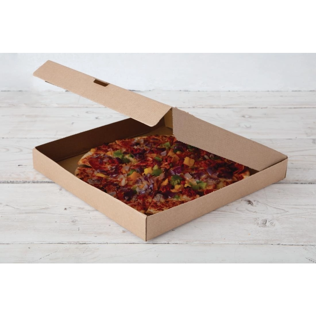 Een Fiesta Compostable composteerbare kartonnen pizzadoos 35cm (50 stuks) koop je bij Supplierz BV