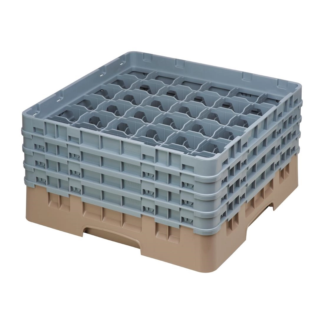 Een Cambro Camrack vaatwaskorf met 36 compartimenten max. glashoogte 21,5cm koop je bij Supplierz BV