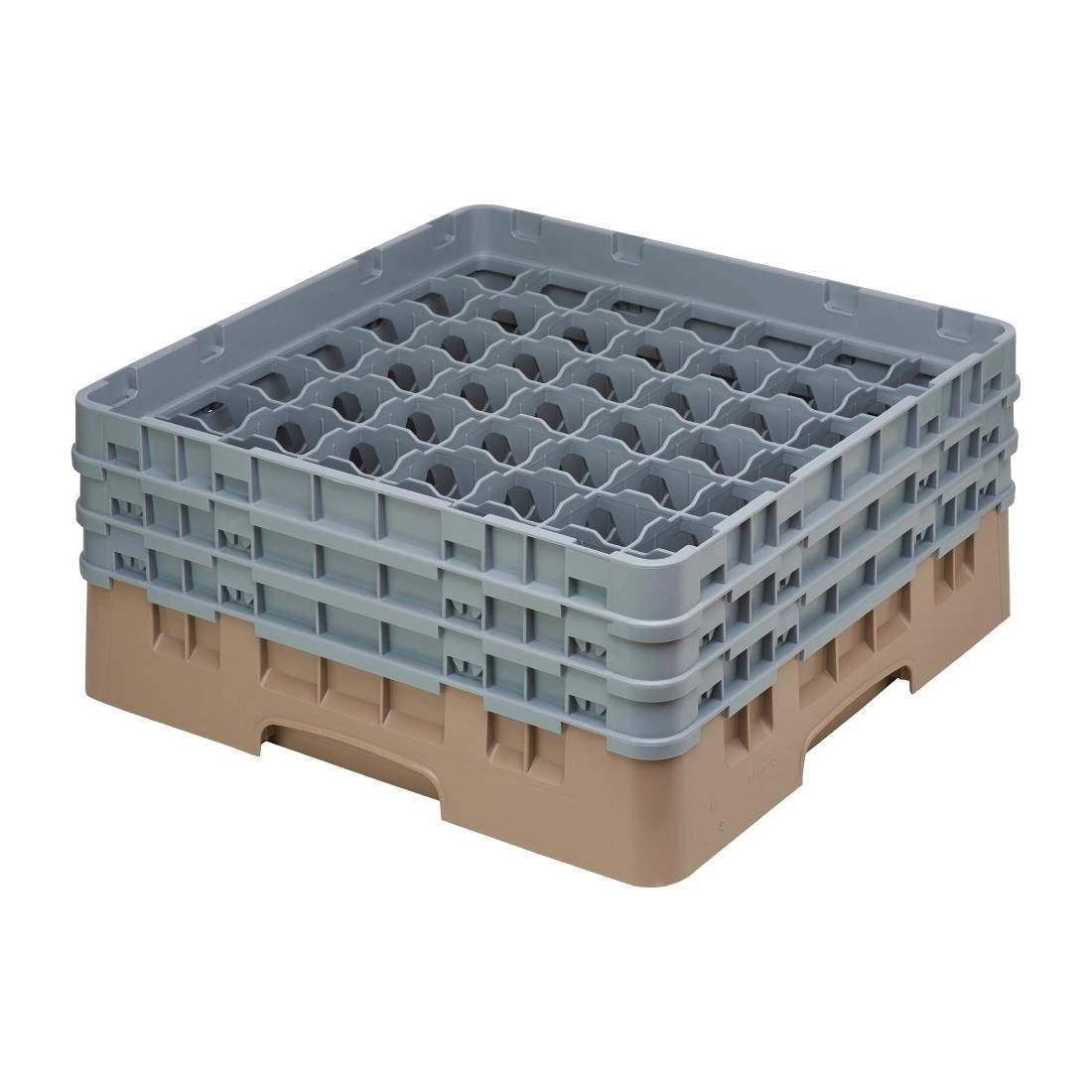 Sie können einen Cambro Gläserspülkorb beige mit 49 Fächern max Glashöhe 17,4cm bei Supplierz BV kaufen