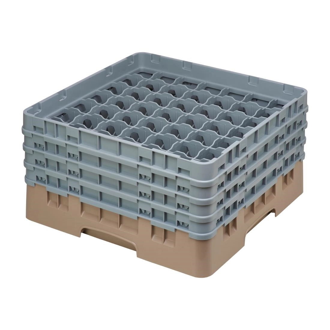 Sie können einen Cambro Gläserspülkorb beige mit 49 Fächern max Glashöhe 21,5cm bei Supplierz BV kaufen