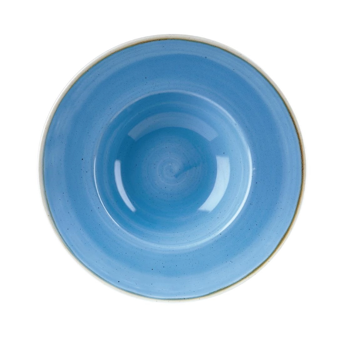 Een Churchill Stonecast Cornflower Blue Kom Met Brede Rand Medium 23.88cm (pak van 12) koop je bij Supplierz BV