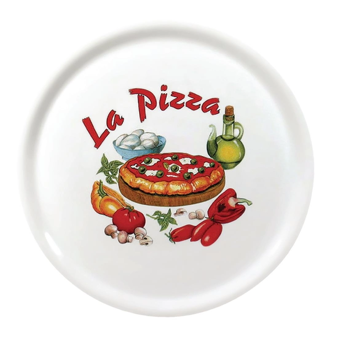 Een Saturnia pizzabord porselein 31cm - design 3 koop je bij Supplierz BV