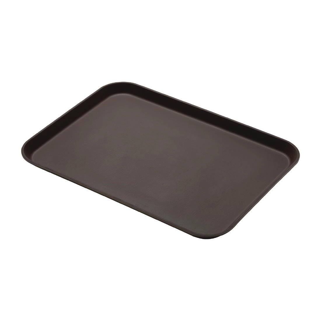 Een Cambro Camtread glasvezel anti-slip dienblad bruin 45x65cm koop je bij Supplierz BV