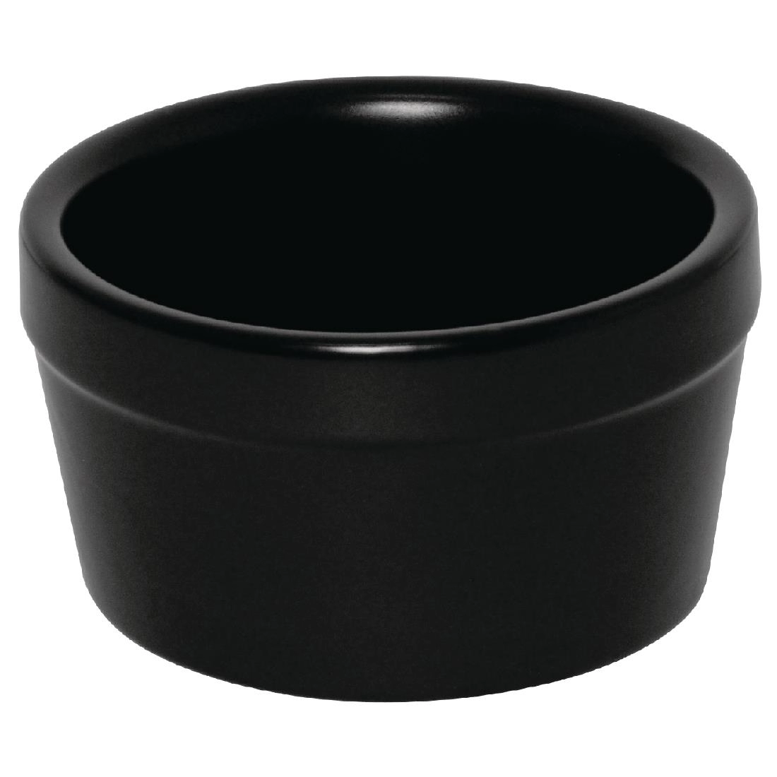 Een Olympia stapelbare ramekin mat zwart 77x45mm (6 stuks) koop je bij Supplierz BV