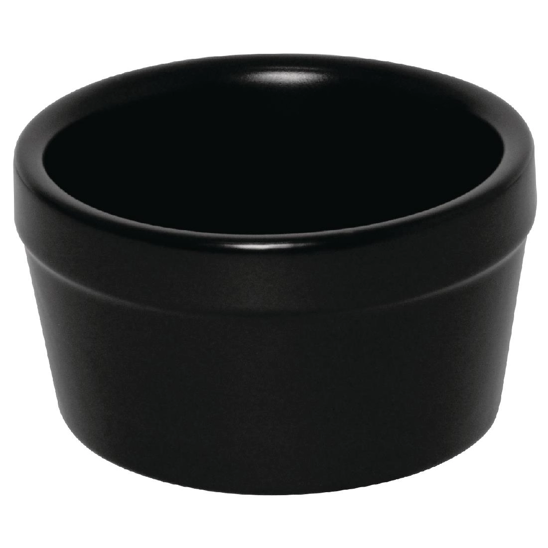 Een Olympia stapelbare ramekin mat zwart 9,5cm (6 stuks) koop je bij Supplierz BV