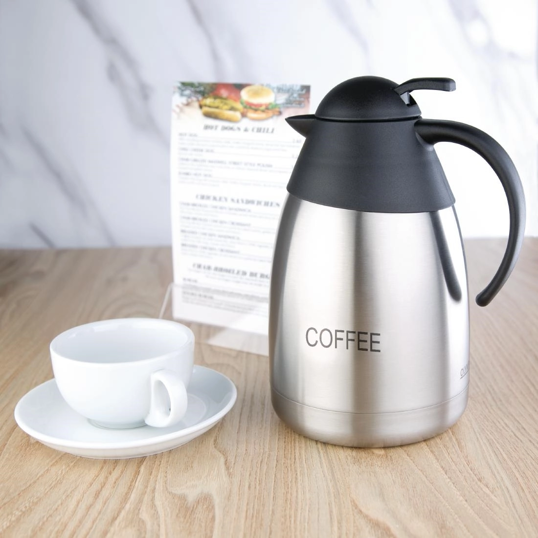 Een Olympia thermoskan RVS 1,5L COFFEE koop je bij Supplierz BV