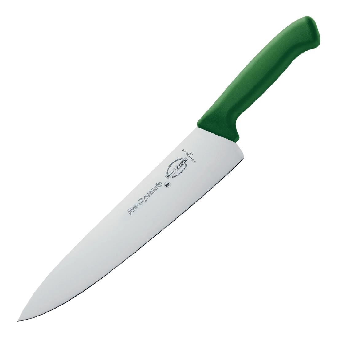 Een Dick Pro Dynamic HACCP koksmes groen 25,5cm koop je bij Supplierz BV