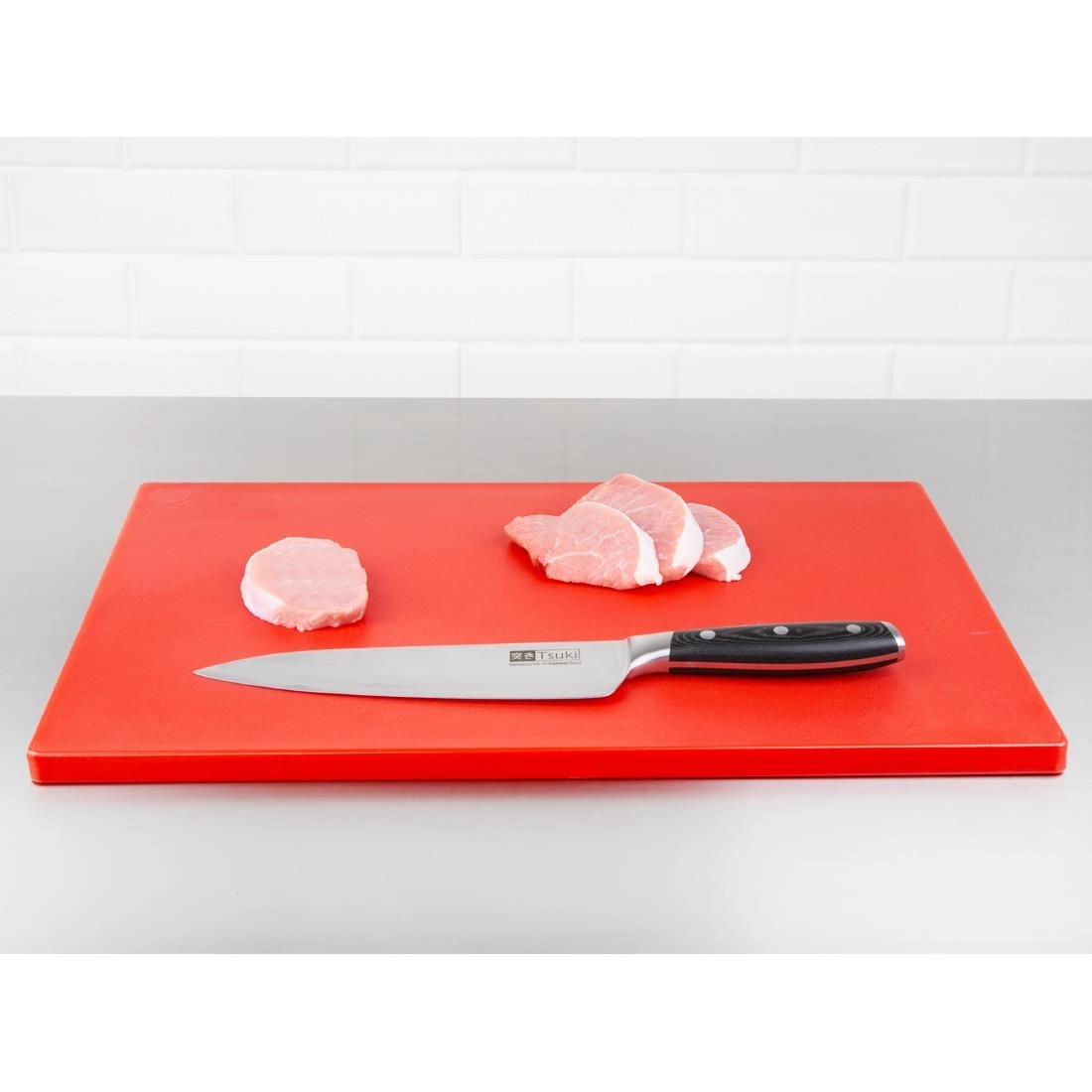 Een Hygiplas LDPE extra dikke snijplank rood 600x450x20mm koop je bij Supplierz BV