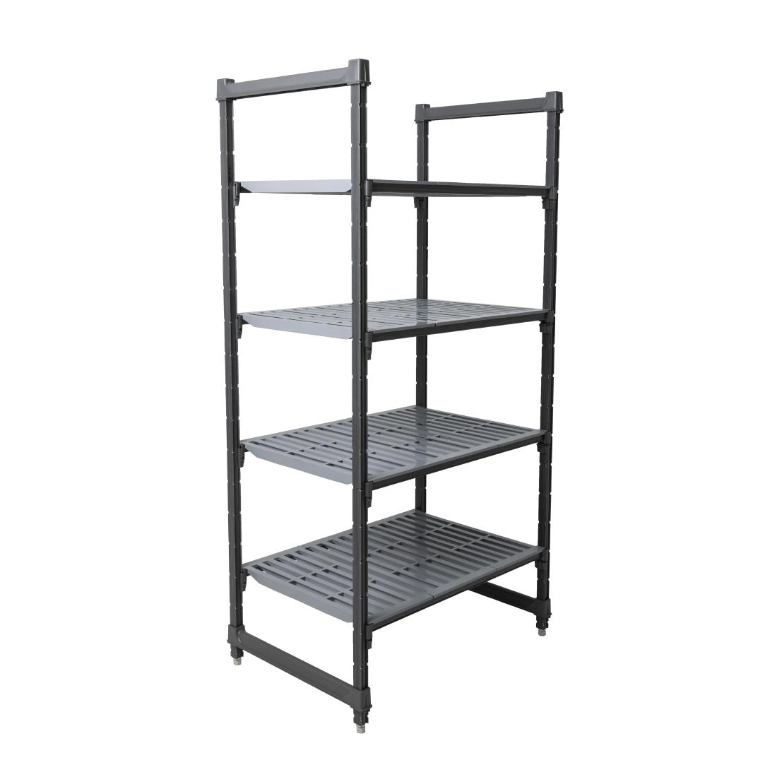 Een Cambro stelling 183cm hoog 4 schappen - 61cm diep - 91,5cm breed koop je bij Supplierz BV