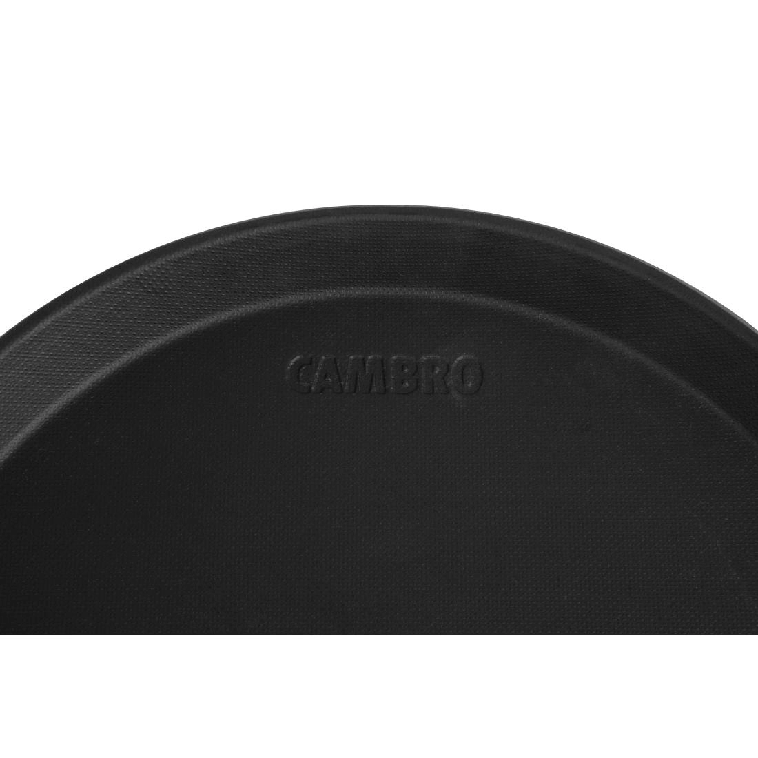 Een Cambro Camtread rond antislip glasvezel dienblad zwart 28cm koop je bij Supplierz BV