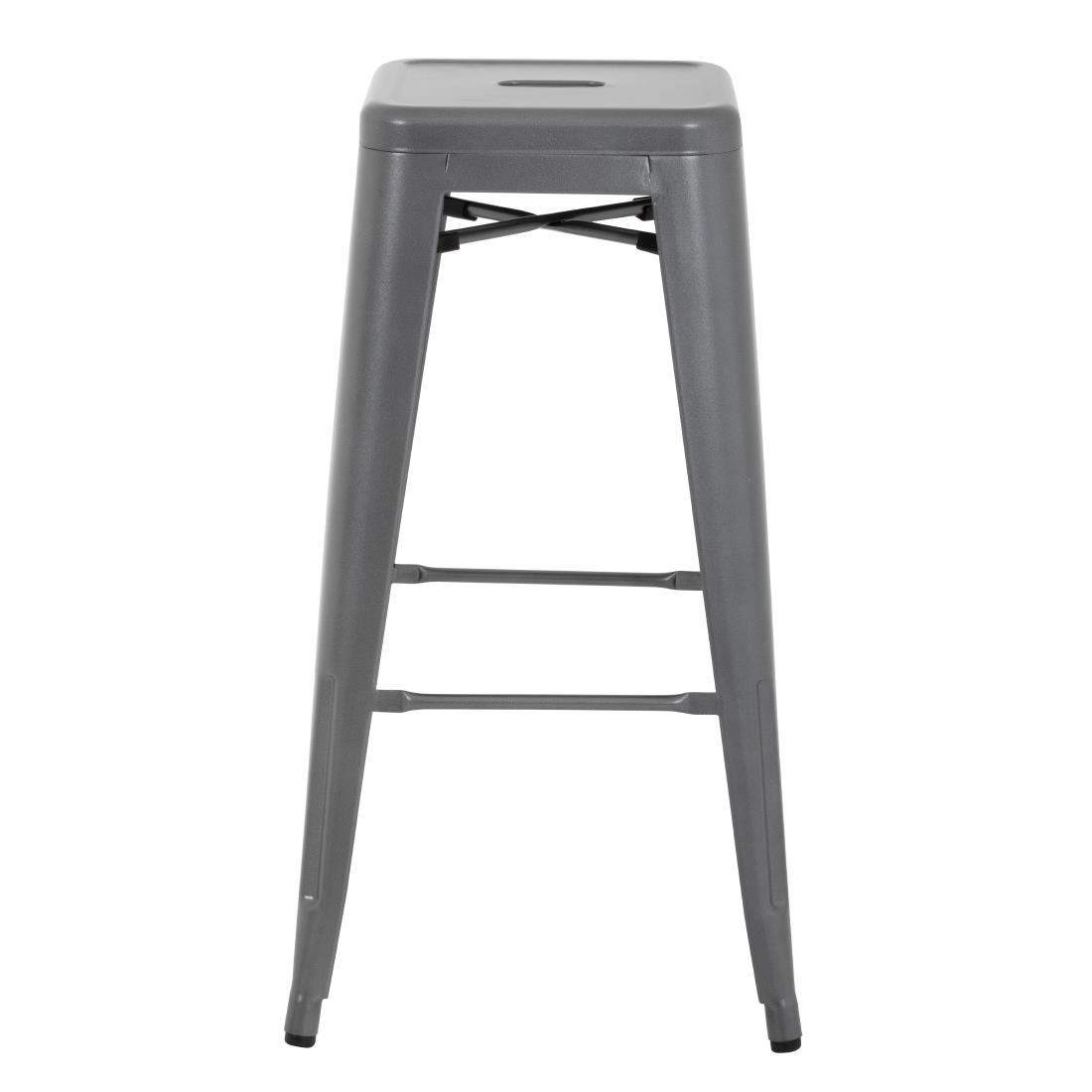 Sie können einen Bolero Bistro Stahlhocker Gun Metal Grey (4 Stück) bei Supplierz BV kaufen