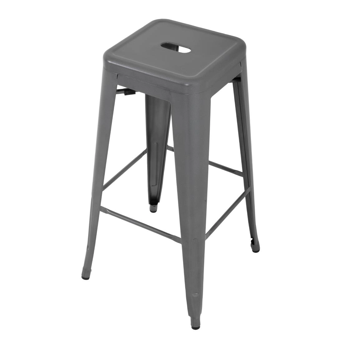 Sie können einen Bolero Bistro Stahlhocker Gun Metal Grey (4 Stück) bei Supplierz BV kaufen