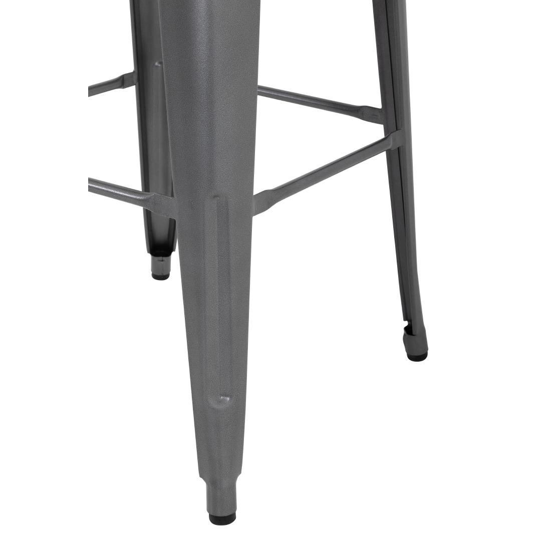 Sie können einen Bolero Bistro Stahlhocker Gun Metal Grey (4 Stück) bei Supplierz BV kaufen