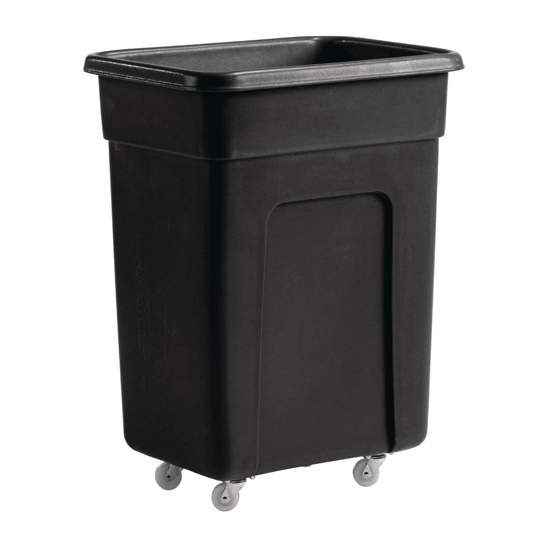 Een Zwarte polyethyleen trolley klein 79,5(H) x 66(B) x 45,5(D)cm koop je bij Supplierz BV