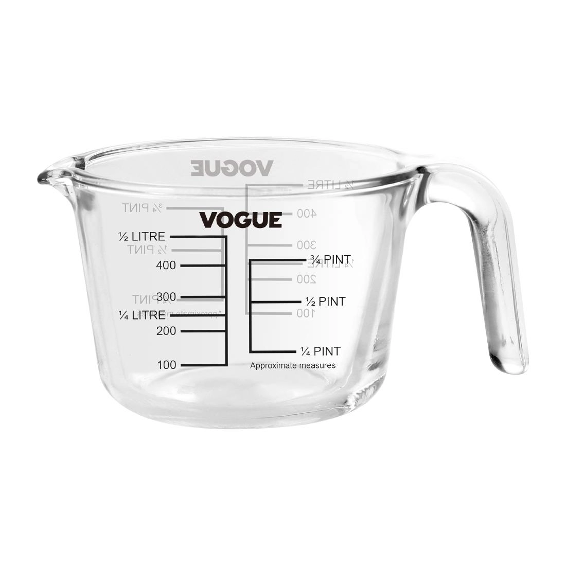 Een Vogue Glazen Maatbeker 500ml koop je bij Supplierz BV