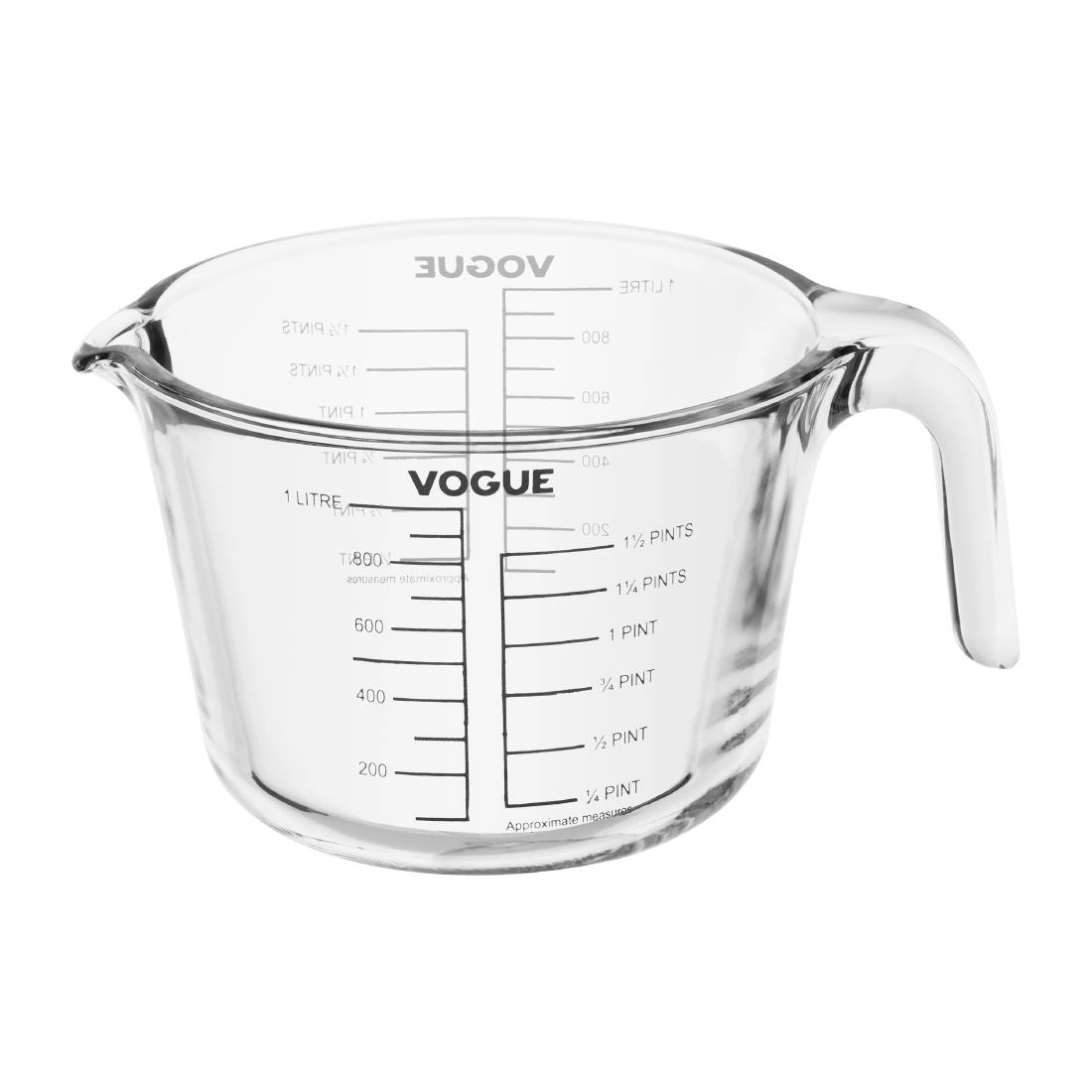 Een Vogue Glazen Maatkan 1000ml koop je bij Supplierz BV