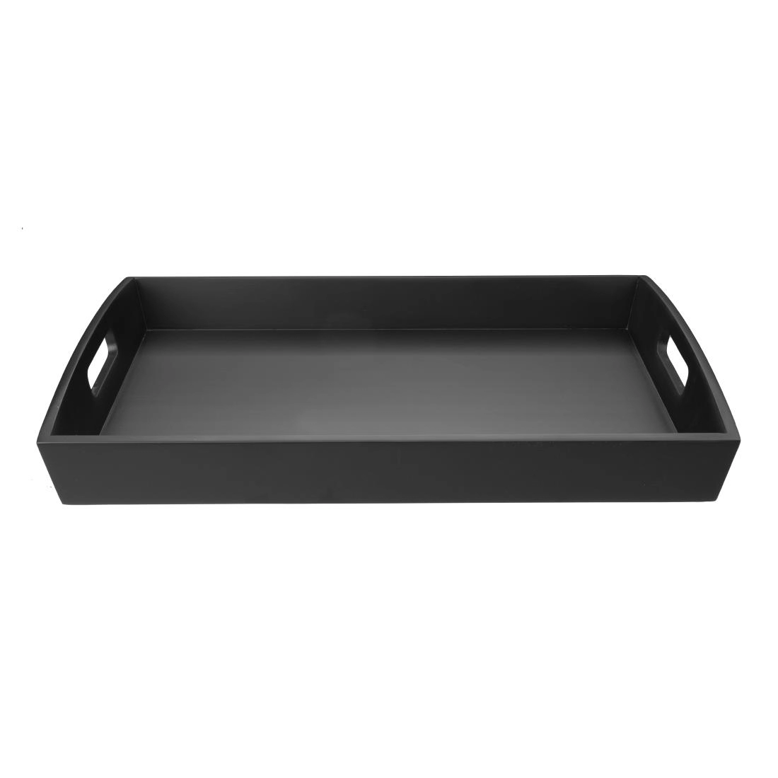 Vous pouvez acheter un Grand plateau de service Olympia en bambou noir 510x350mm chez Supplierz BV