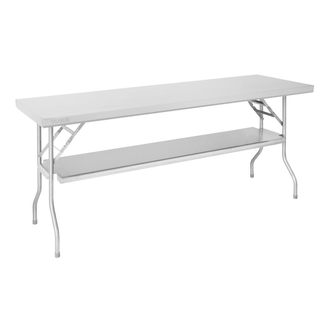 Een Vogue Roestvrijstalen Opklapbare Werktafel 1830x760x780 koop je bij Supplierz BV