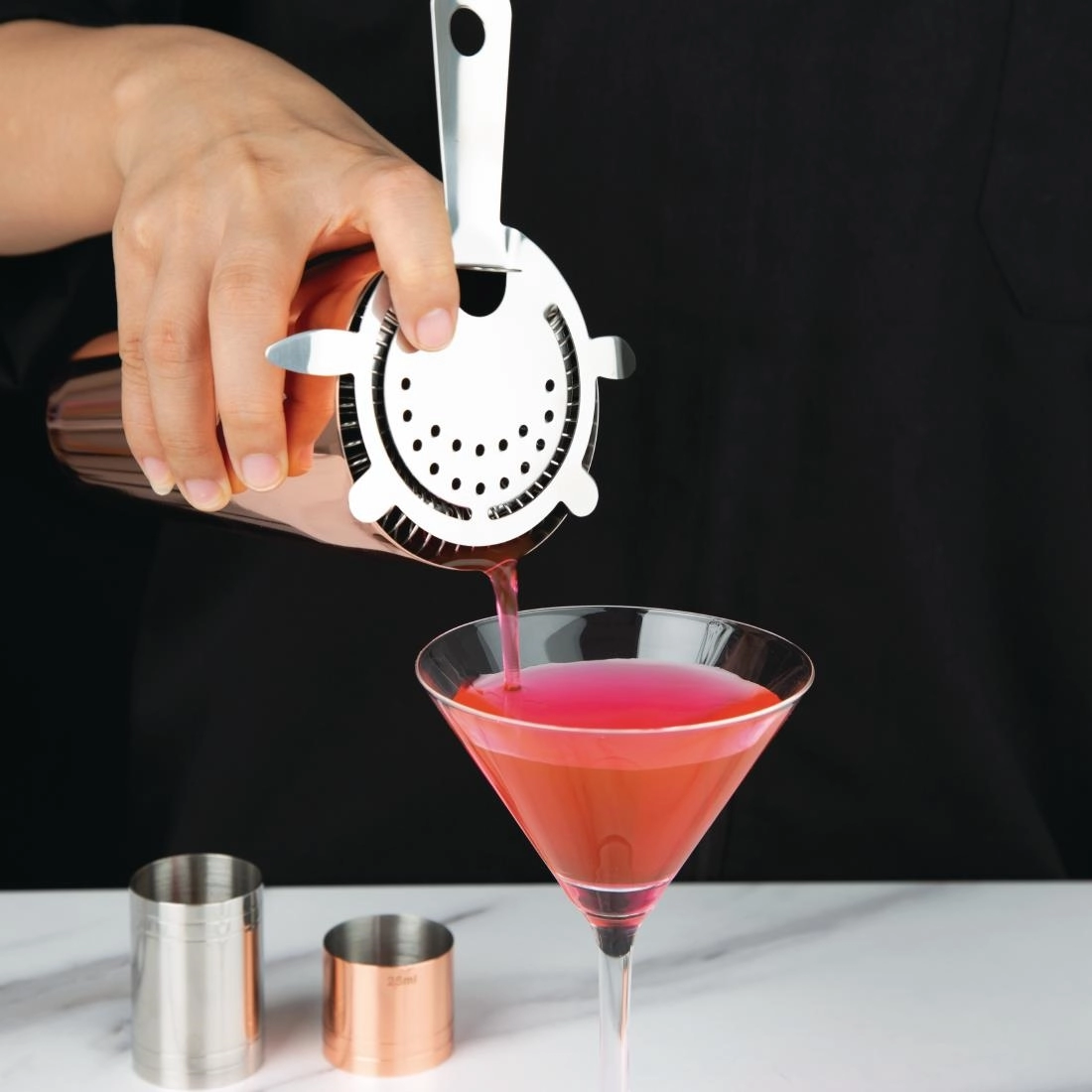 Een Olympia Hawthorne RVS cocktail zeef/strainer 4 tanden koop je bij Supplierz BV