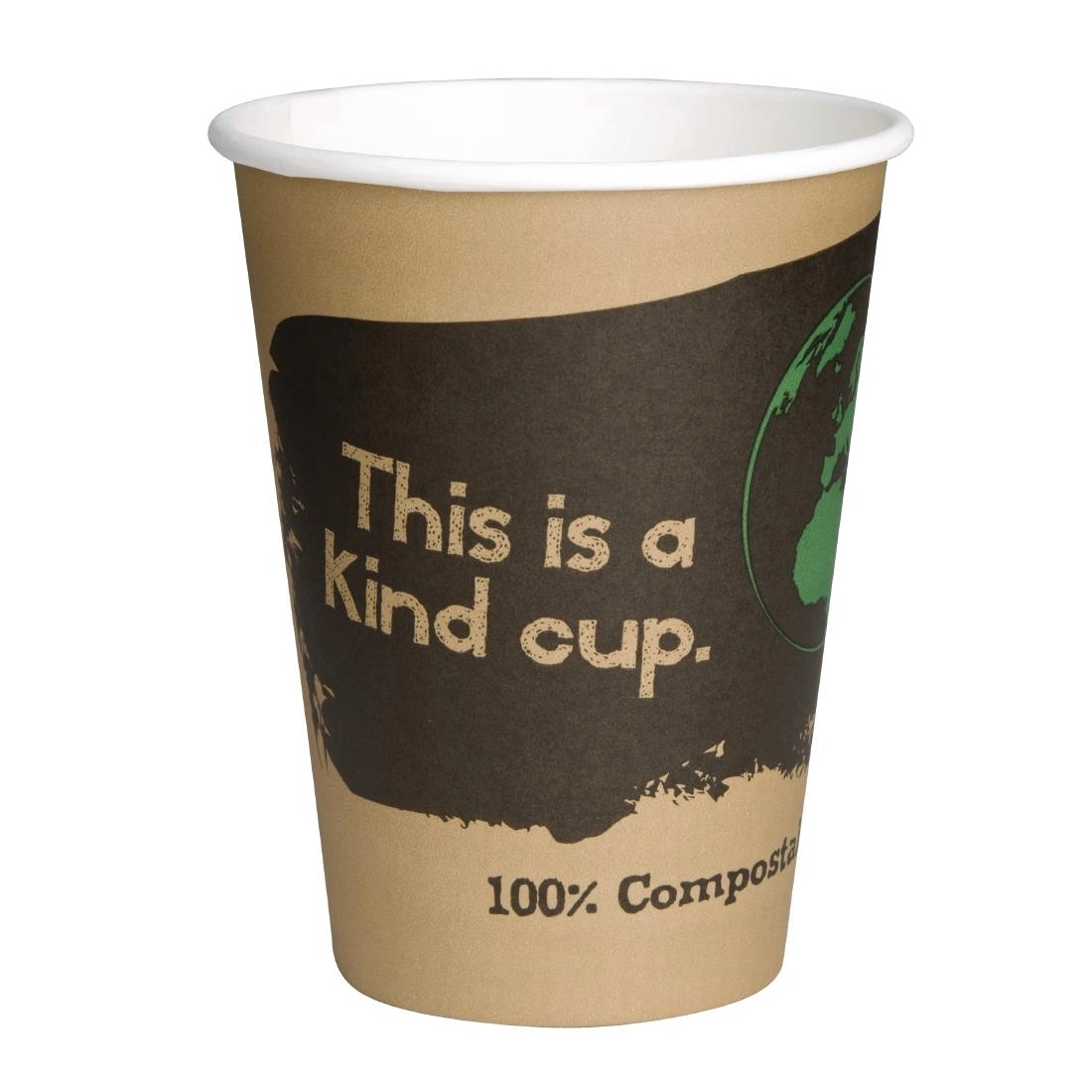 Buy your Fiesta Compostable composteerbare koffiebekers enkelwandig bruin 34cl (1000 stuks) at Supplierz BV