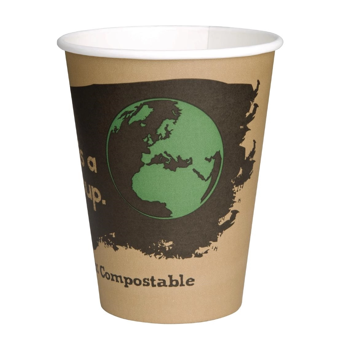 Buy your Fiesta Compostable composteerbare koffiebekers enkelwandig bruin 34cl (1000 stuks) at Supplierz BV